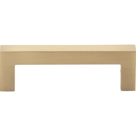 Elements By Hardware Resources 3" Center-to-Center Satin Bronze Square Stanton Cabinet Bar Pull 625-3SBZ